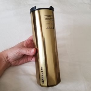 Starbucks Winter 2019 Gold Insulated 16oz Tumbler